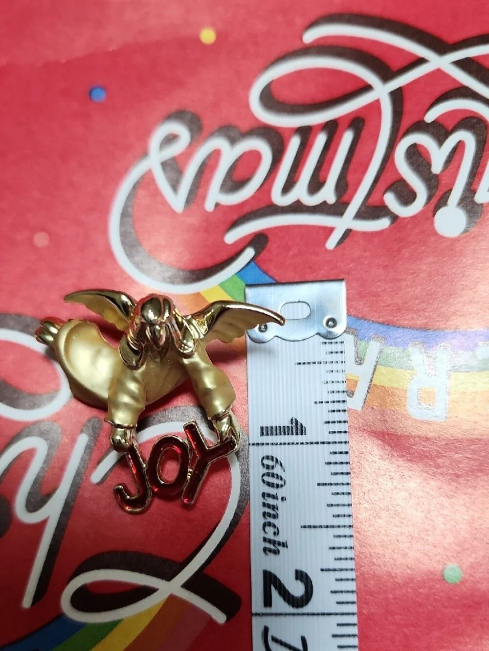 Gigi Giusti Gold Angel 'Joy' Brooch